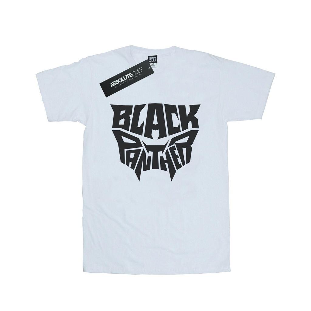 Marvel Mens Black Panther Worded Emblem T-Shirt