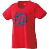 YONEX Short Sleeve Flash Red Japanese Size Small To Japanese Size Women's Shirt, (639), (equivalent Small)