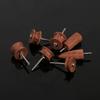 7pcs Rosewood Leather Burnisher Kit Pointed Tip Leather Slicker Tool