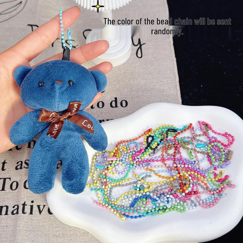 Portachiavi Ciondolo Tuta Peluche Orsacchiotto - Piccolo Giocattolo Regalo