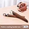 Ceramic Tool Trimming Knife Single Head Ring Scraper DIY Clay Sculpture Carving Texture Scraping Forming Pottery Tool