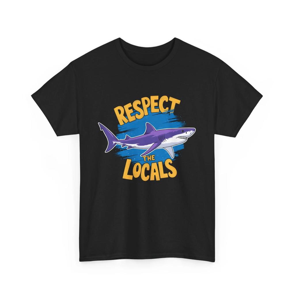Beach Vibes T-shirt Tops Tees Unisex | Summer Ocean Waves Tee | Retro Respect the locals Shirt