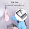Towel Storage Hanger Household Towels Rack Stainless Steel Bathroom Kitchen Dishcloth Wall Hook Organization Hangers