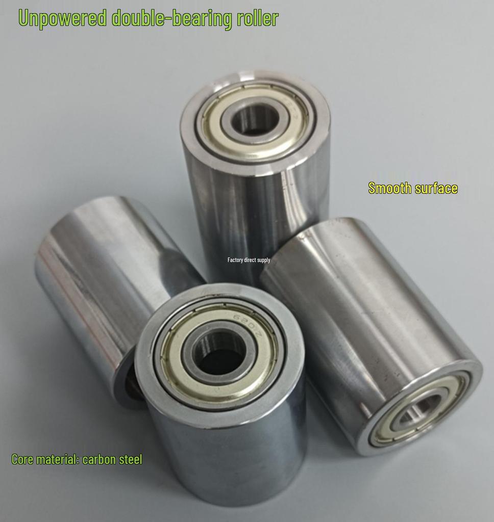 BAA Series Double Bearing Iron Idler Conveyor Roller Wheel