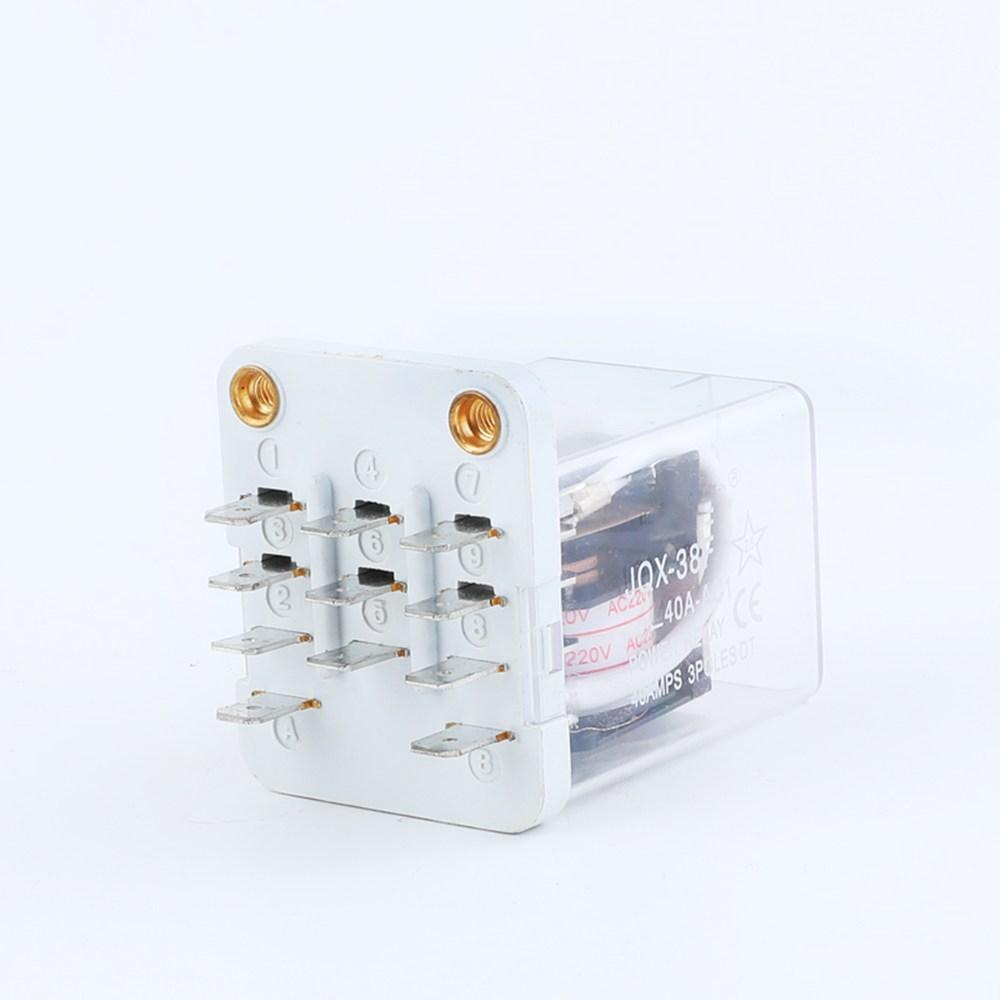 Intermediate relay JQX-38F 3Z 40A power relay Electromagnetic relay 11pin DC12V DC24V AC110V AC220V