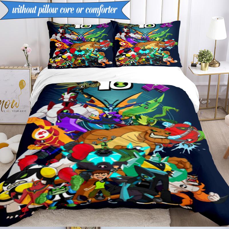 Alien heroes 3pcs K-pop music group Bedding set,Ideal for Bedroom, Dormitory,Including Duvet Cover And 2pcs Pillowcases,Fan gifts