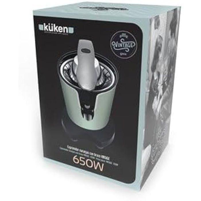Presse-agrumes - KUKEN - Vintage 650W - Buse Anti-goutte - Filtre Inox - Orange
