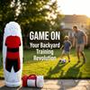 Freestanding Base Inflatable Mannequin Human-Shaped Print Football Practice Target  Beginner Drills