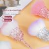 Rose Crystal Handle Loose Powder Makeup Brush - Beauty Tool for Nail Art, Blush, and Contour
