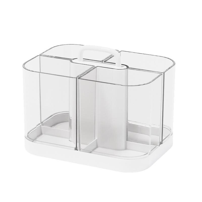Popular Acrylic Pen Holder Student Desktop Storage Box Light Luxury Premium Sense Pen Case Desk Office Storage Box