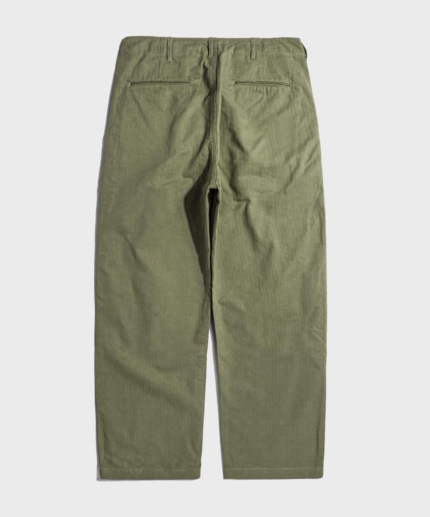 Beulonseun Us Army M-41 Hbt Fatigue Trousers Olive