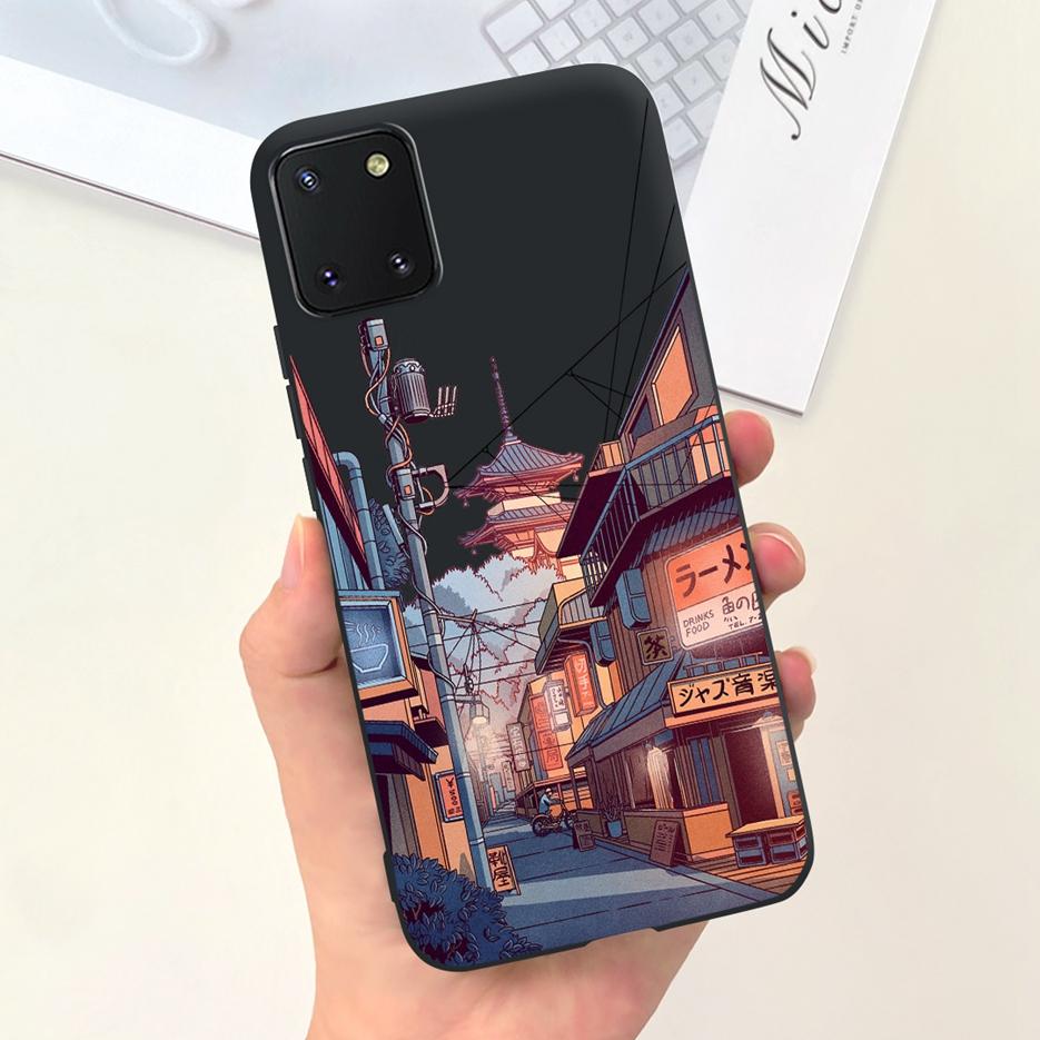 For Samsung Galaxy Note 10 Lite Case Cute Candy Painted Cover Soft TPU Phone Case For Samsung Note10 Lite Galaxy S10 Lite Bumper