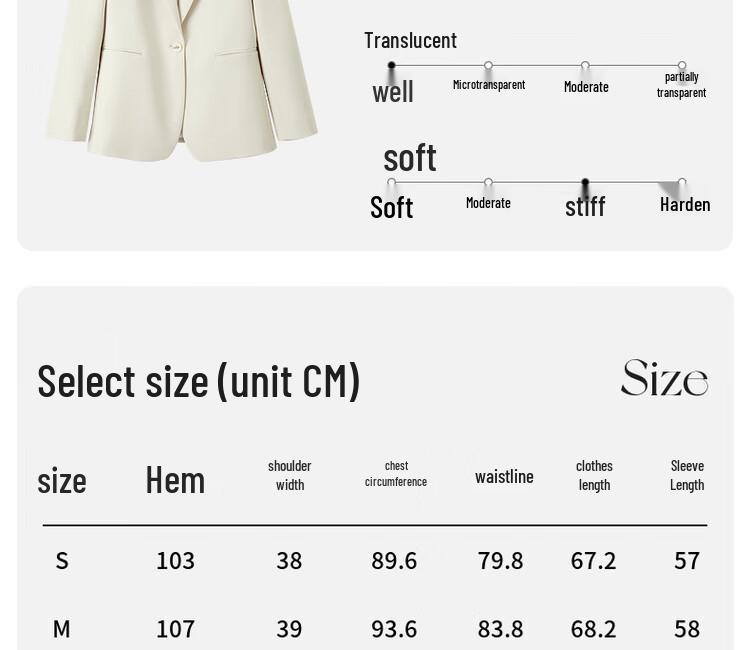 Women's Elegant Business Suit Jacket