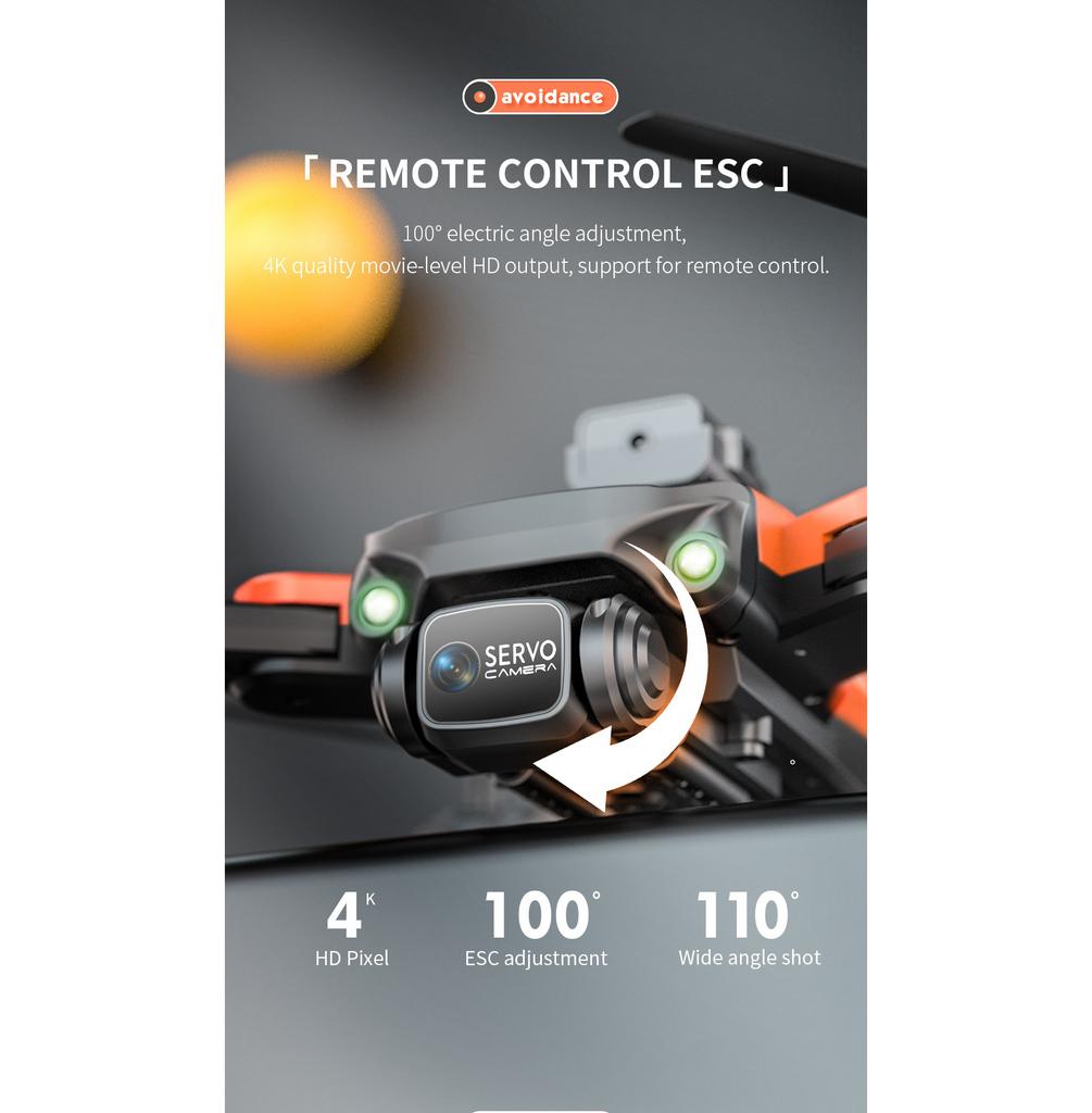 2023 Luftfotografering RC Drone Profesjonell HD4K 100° elektrisk Focus Folding Mini Drone Trådløs Wifi 360 grader