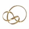 Metal Hoop Sculpture Nordic Abstract Loop Ornament Modern Minimalist Interlocking Circle Decor for