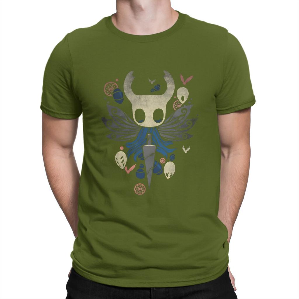 Casual The Knight Tshirts For Unisex O Neck Cotton T Shirts Hollow Knight Games Short Sleeve Tee Shirt Gift Tops