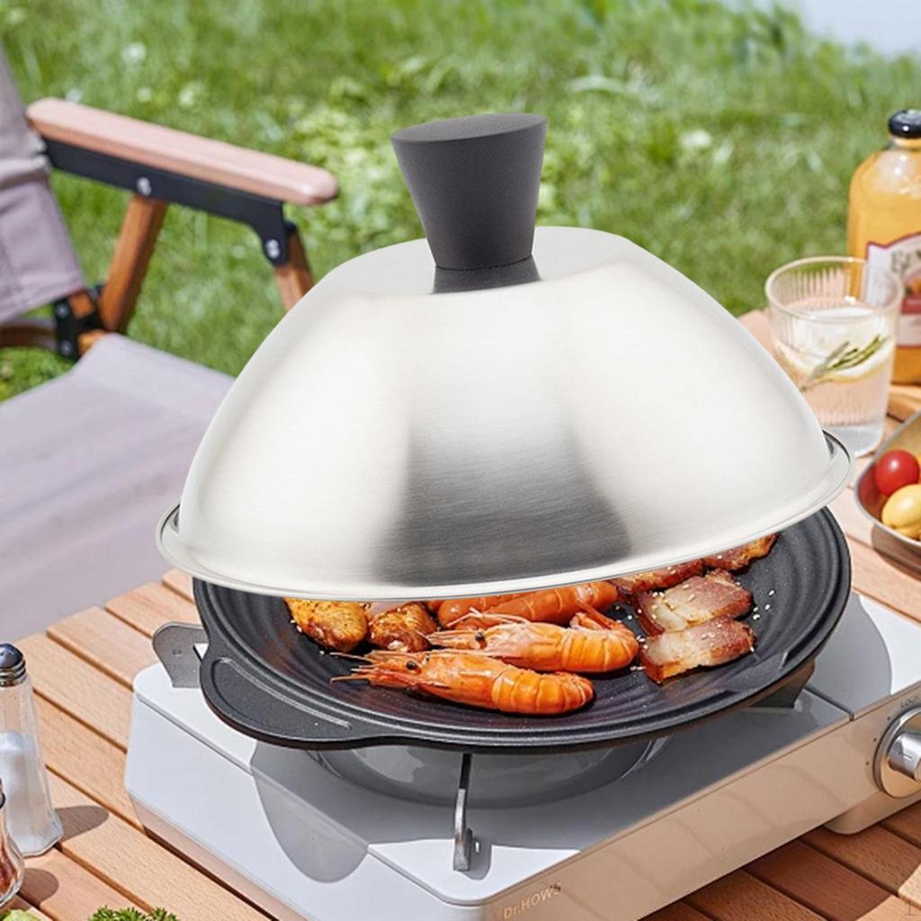 Basting Cover Flat Top Griddle Lid Burger Cheese Melting Dome for Outdoor BBQ Patties