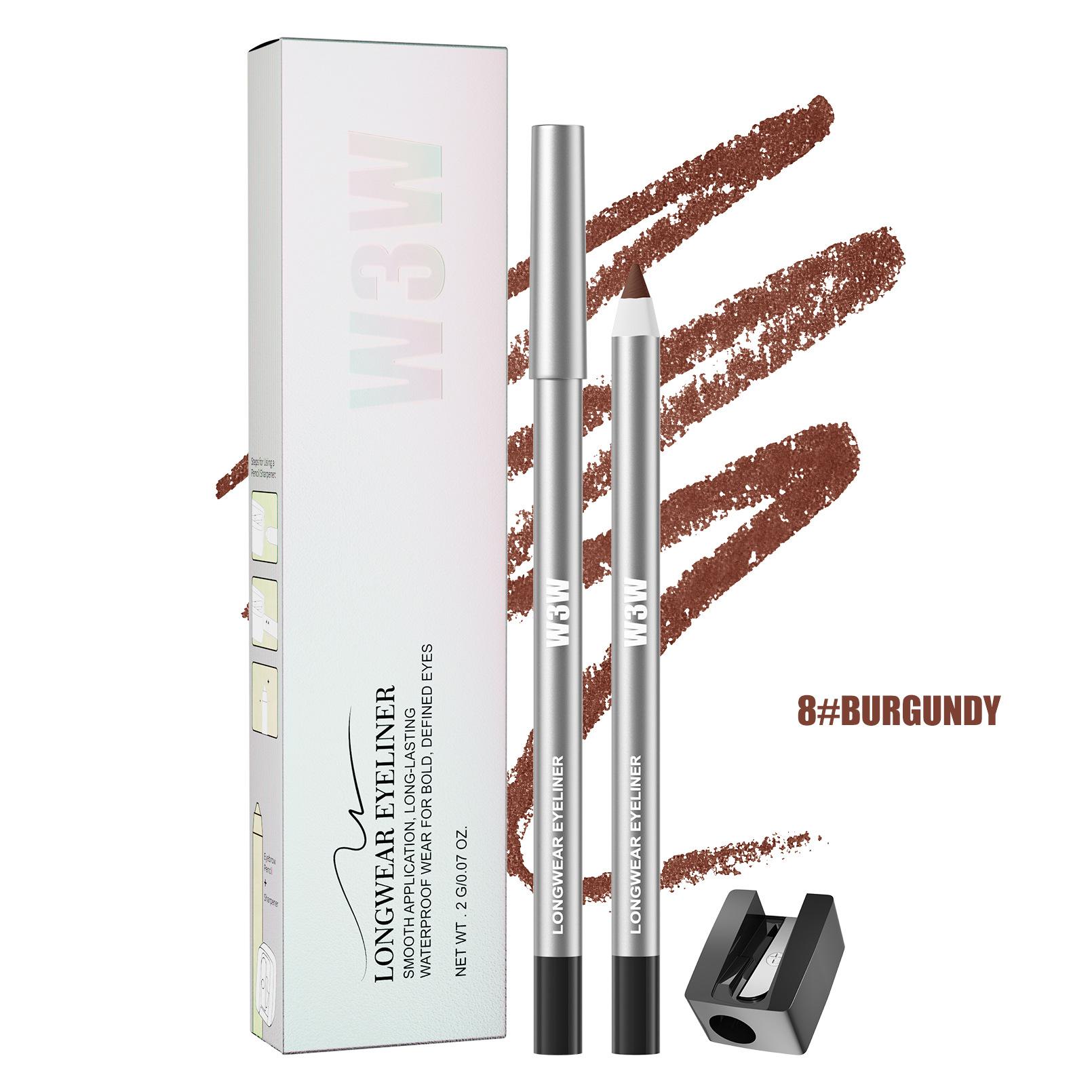 W3W Eyeliner Pen, Waterdichte, Zweetbestendige En Vlekkeloze Gekleurde Eyeliner Eyeliner 2g*3pcs
