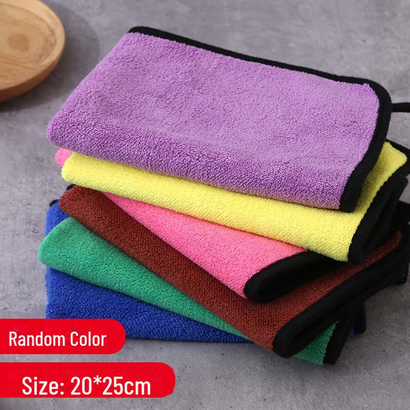 

М який, товстий і вбираючий рушник для домашніх тварин для котів і собак. Швидкосихаючий кораловий флісовий рушник для мийки та серветка. 20*25cm (400g/㎡)