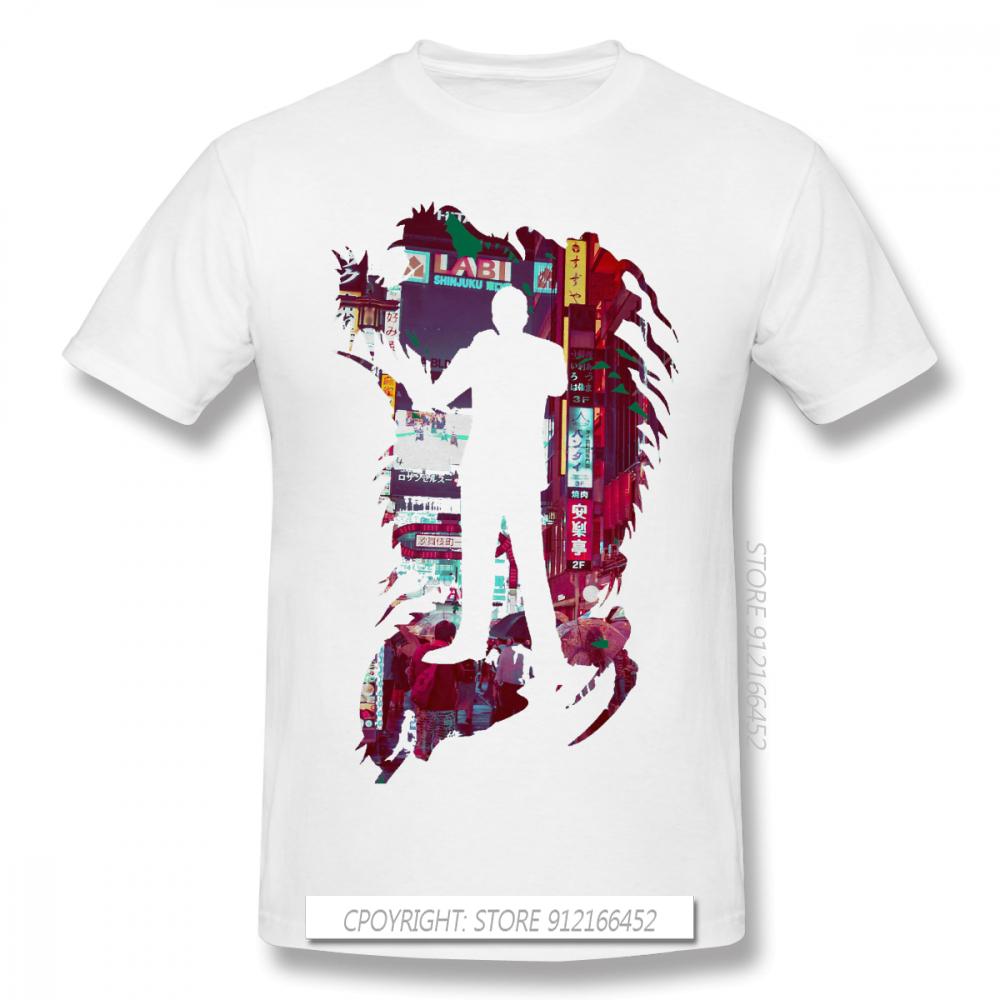 Yakuza Kiwami Kazuma Kiryu Majima Yumi Game TShirts For Men Dragon Of Dojima Funny O-Neck Cotton T Shirt