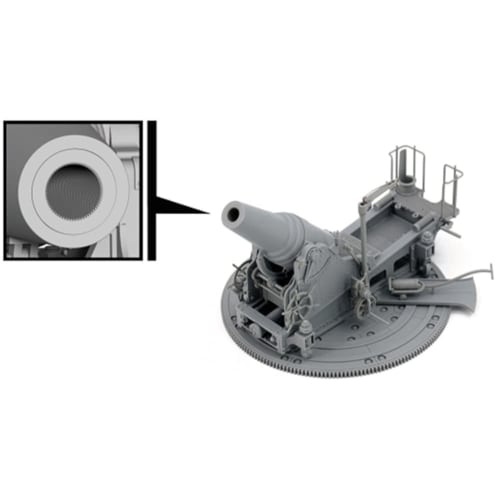 Border Model 1/35 Japanese Army 28cm Howitzer, Russo-Japanese War, 1905, Plastic Model Kit BT030