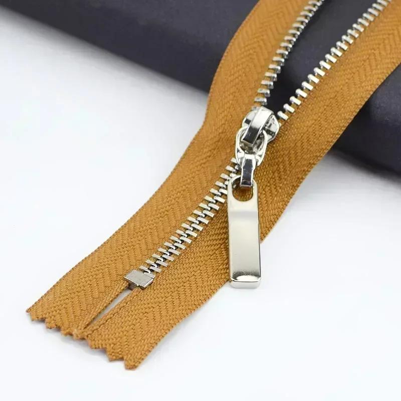 5/10Pcs 3# 15-30cm Close-end Metal Zippers Purse Handbag Zip Closure Decor Zipper for Clothes Pocket Zips DIY Sewing Accessory