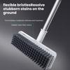 Broom Dustpan Set with Built-in Comb Teeth Adjustable Long Handle 180 Degree Rotating Broom Head Broom Dustpan Kit