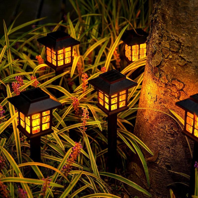 Outdoor Solar Flame Landscape Lights