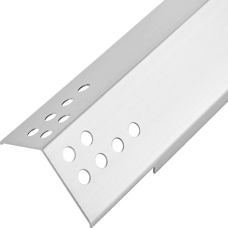 5 Piezas Placas de Calor para Parrilla Acero Inoxidable Placa de Calor de Repuesto para Parrilla DGH474CRP Piezas de Reparación 70-02-412 Placas de Calor