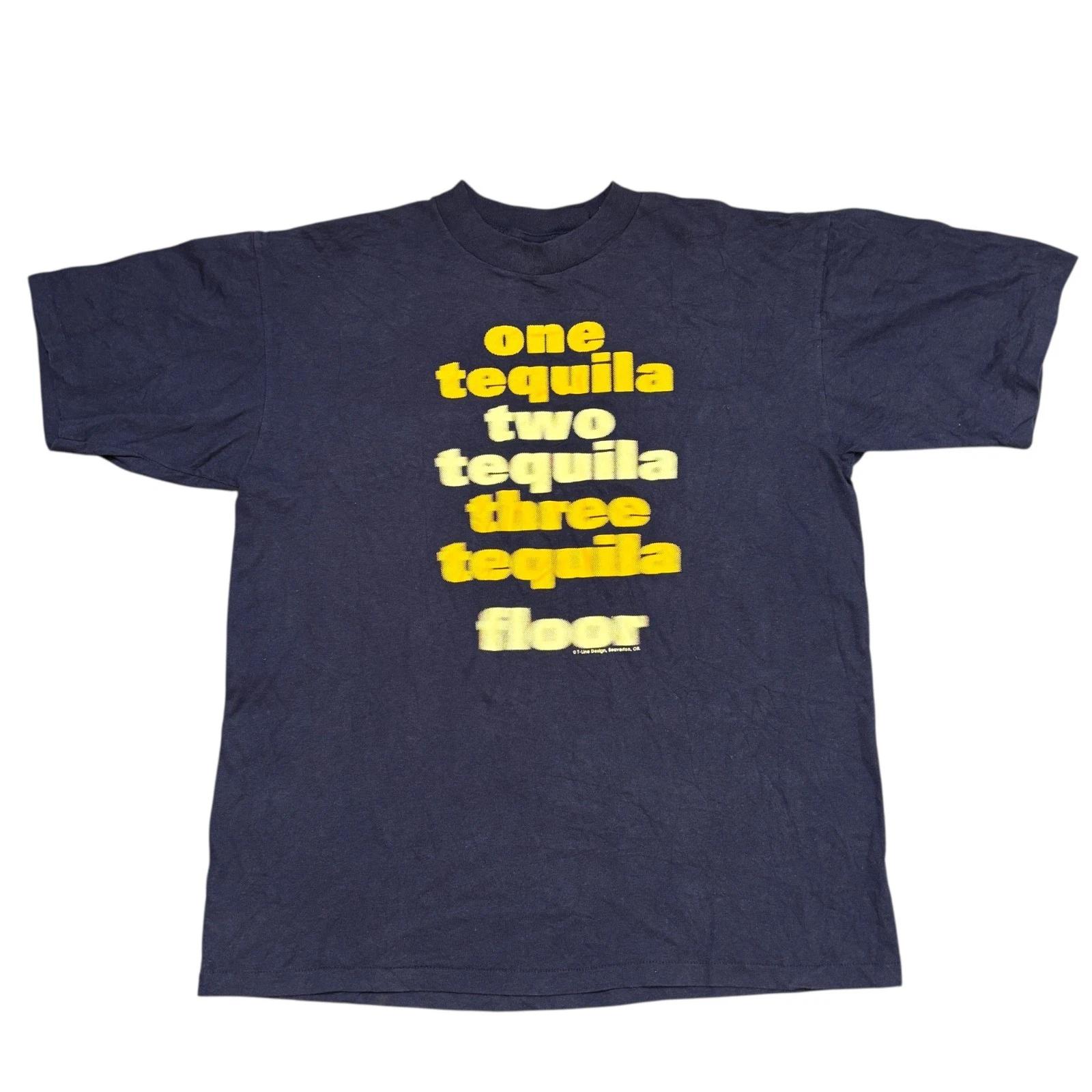 

Vintage Humor T Shirt XL Tequila 90s Single Stitch Alcohol Quote Funny Parody S
