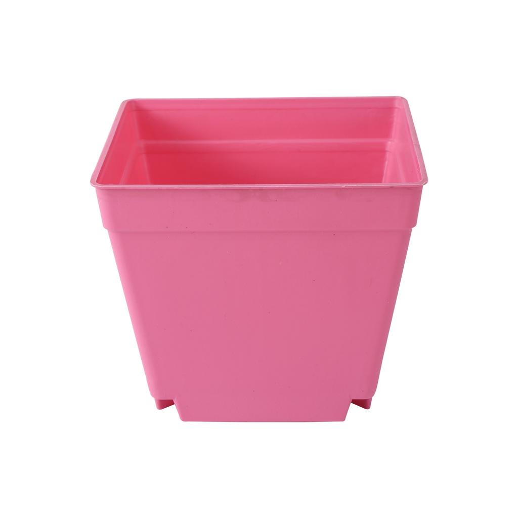 Mini Square Flower Pots Colorful Succulent Seedling Trays Plastic Nursery Planters DIY Plant Grow Boxes Garden Home Office Decor