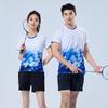 Quick-Dry Breathable Badminton & Volleyball Unisex Training Uniform Set with Printed Numbers