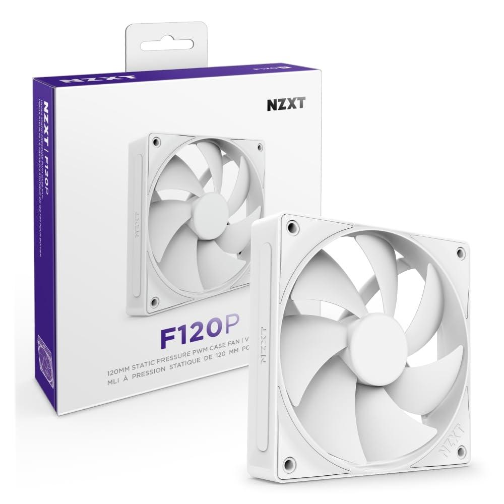NZXT F140P V2 White SilentWind Pressure Enhanced Type PC Case Fan 140mm RF-P14SF-W2 FN2275
