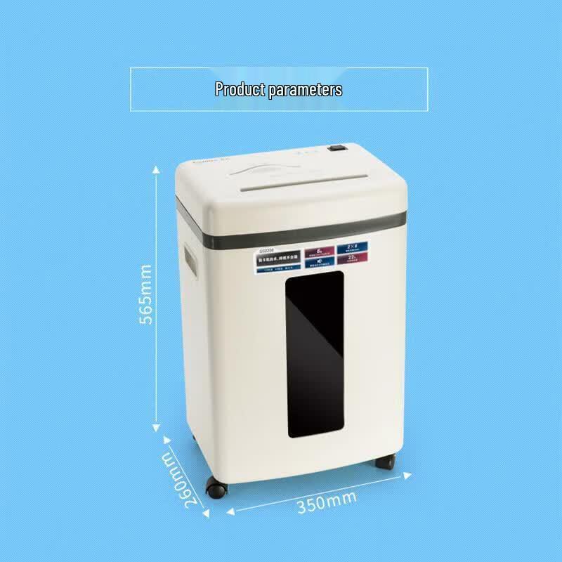COMIX S52206 High-Security Strip-Cut Shredder CN plug (adapter included)