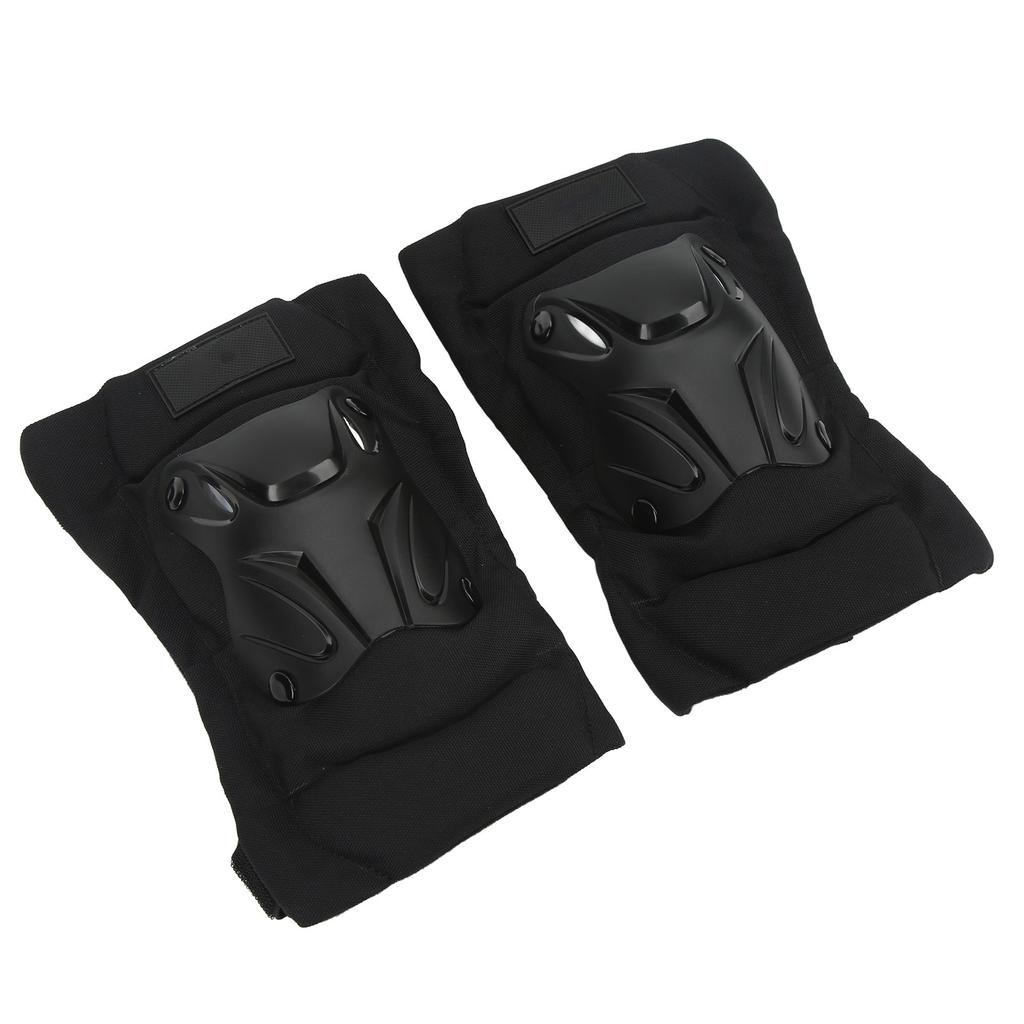 2pcs Knee Pads Guard Short Reflective Thickened PP Flexible Bendable Breathable Rubber Motorcycle Knee Guard for Outdoor