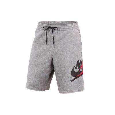 Air Jumpman Logo Print Knit Basketball Shorts Men Bottoms Grey DH9509-091