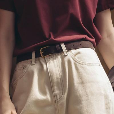TILLIDIE Basic Suede Belt_2color