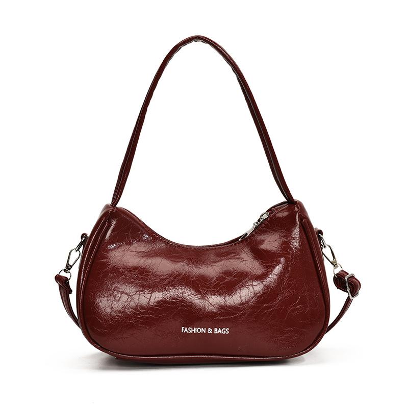 Bag 2025 New Underarm Bag Niche Retro Shoulder Bag Textured Small Square Bag Fashion Commuter Versatile Messenger Bag