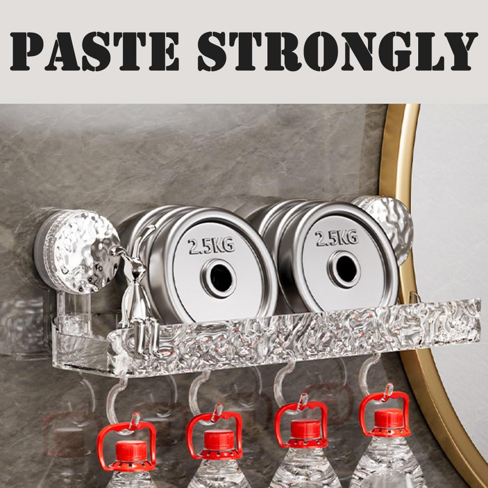 Simple Triangles/Rectangle Rack With Suction Cup Large Capacity Organizing Box For Shower Room