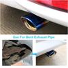 Autozubehör Heckhals-Auspuffrohrdekoration für Ford Focus MK2 MK3 MK4 Fiesta Ecosport Mondeo Fusion Kuga