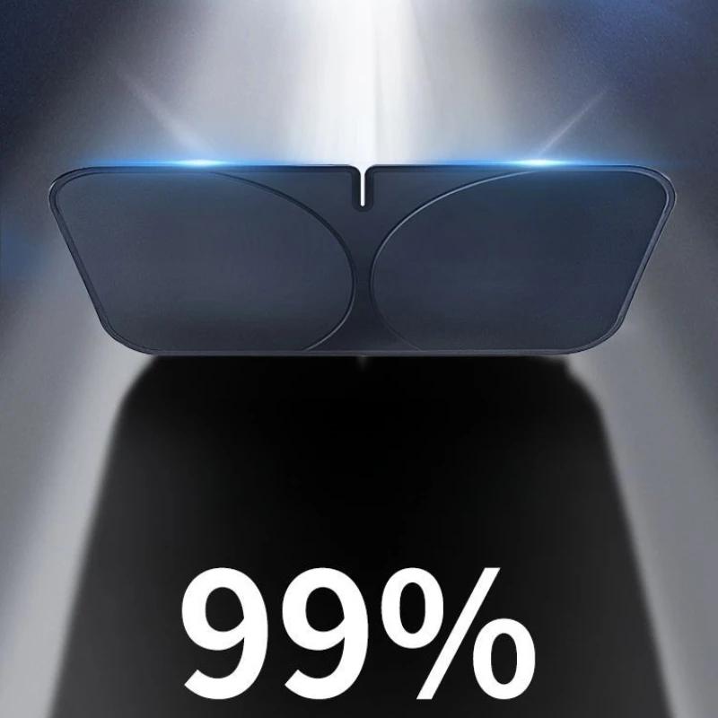 Car Front Windshield Sunshade For Geely Galaxy Starship 7 EM-i Accessories Window Heat Insulation Sun Shades Protection Parts