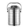 Large Capacity Stainless Steel Insulated Food Container - Multi-Layer Bento Box with Handle