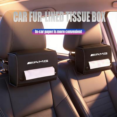 CAR SEAT SUEDE TISSUE BAG PROTECTOR COVER HUB CENTER COVER for Mercedes Benz AMG W206 W204 W205 W212 W213 W221 W222 W223 W251