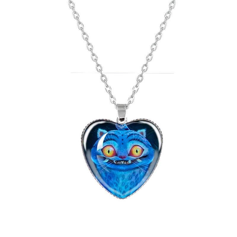 Kpop Demon Hunters Peach Heart Necklace: Anime-Inspired Jewelry for Fans
