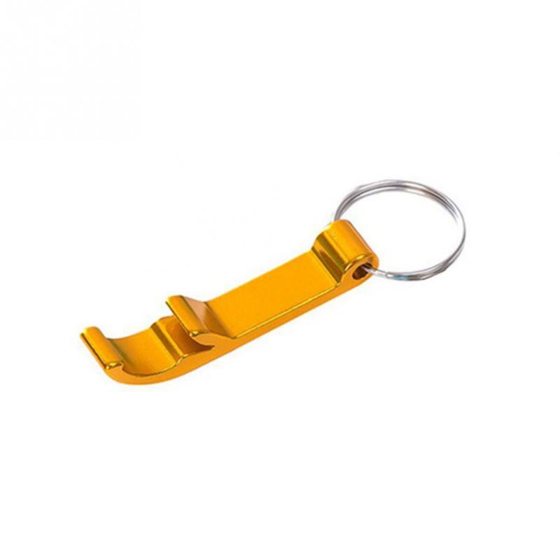 Flaschenöffner Mini Bierdosenöffner Aluminium Schlüsselanhänger Tragbarer Bierkapselöffner Küchenhelfer Barwerkzeuge Geschenk