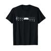 Funny Music Pun Musical Scale Sofa T Shirt Vintage Casual Slightly Stylish Graphic Homme Versatile Streetwear