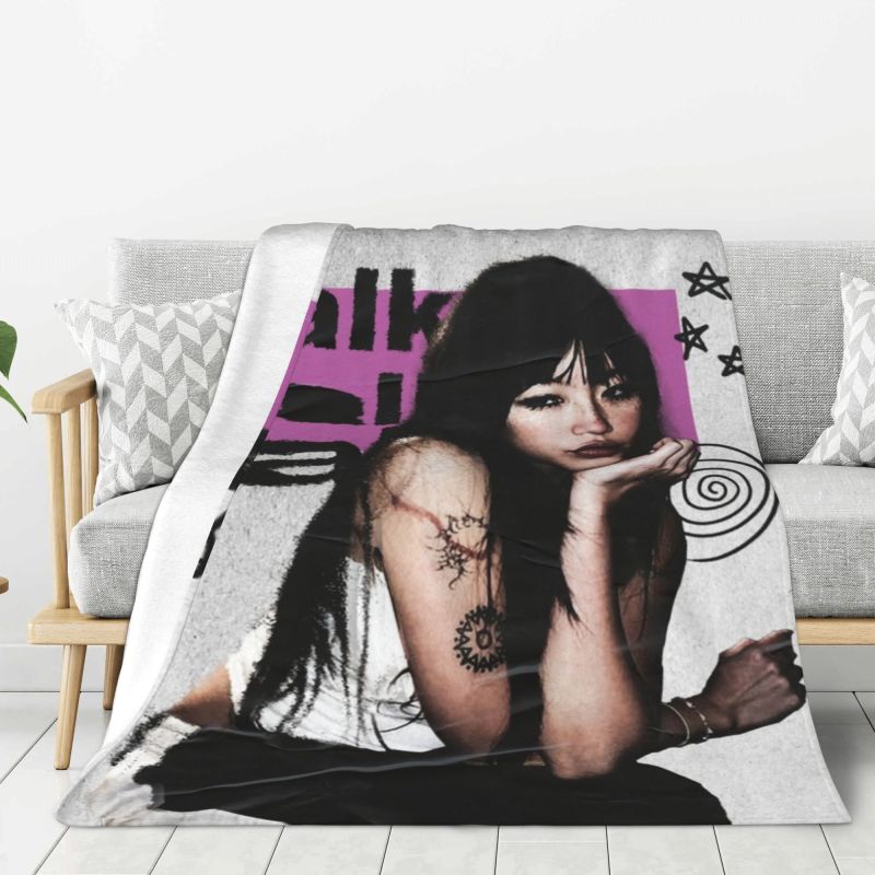 Custom British Singer Beabadoobee Blanket 3D Printed Soft Flannel Fleece Warm Throw Blankets for Office Bed Sofa Quilt