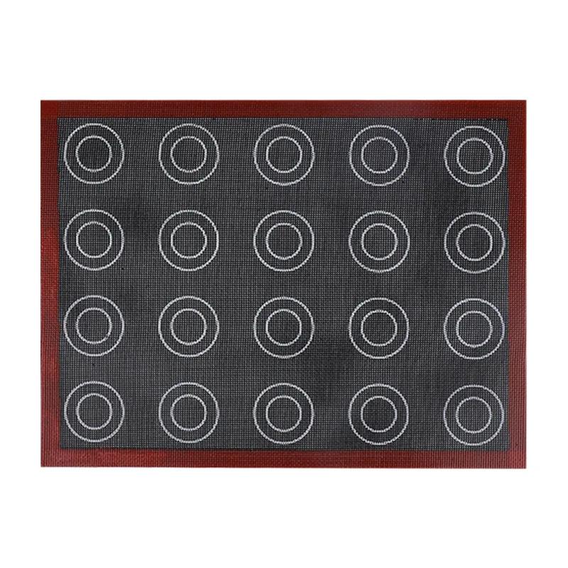 Silicone Hollow Baking Mat Non-Stick Oven Mesh Mat Reusable Suitable For Non-Stick Oven Liners Such As Cookies, Macarons