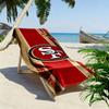 Telo da Spiaggia Stampa San Francisco 49ers, Grande Morbido Asciugatura Rapida per Spiaggia Campeggio Nuoto