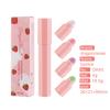 Pink Lip Balm Lipstick Women's Warm Color Change Moisturizing Without Decolorizing Lip Balm 4 Color Solid Lip Gloss